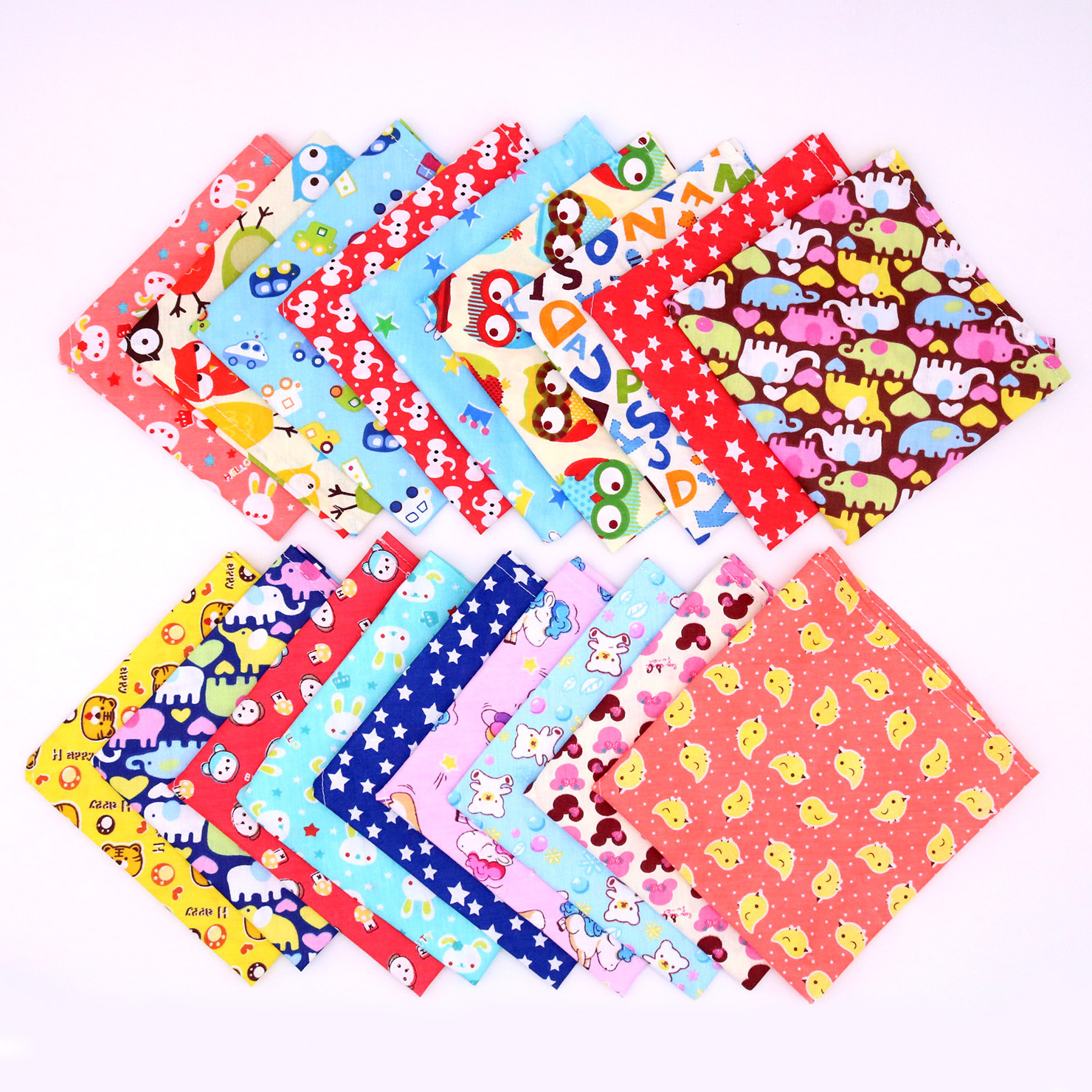Pet Supplies Wholesale - 60pcs 100% Cotton Dog Bandanas Bulk
