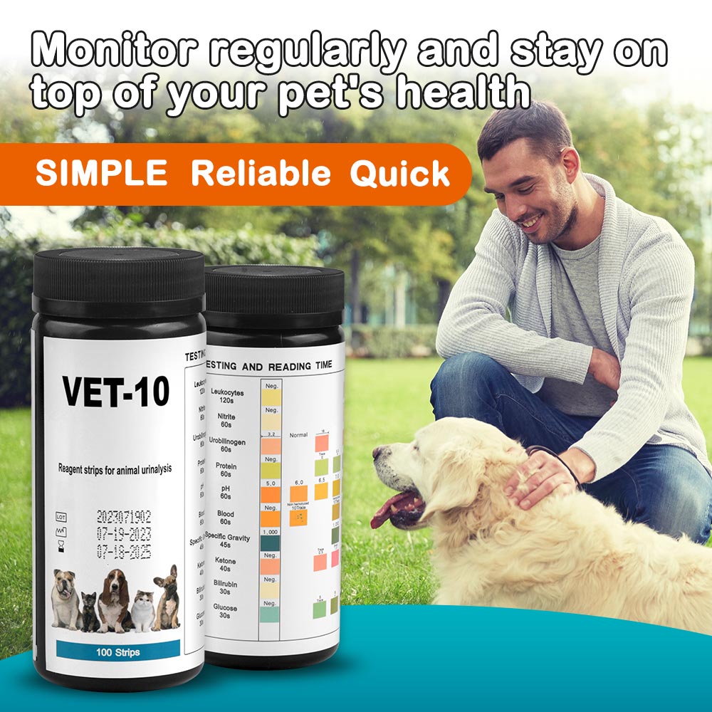Pet Supplies Delivery - Pet Urine Testing Strips, 100 Urinalysis