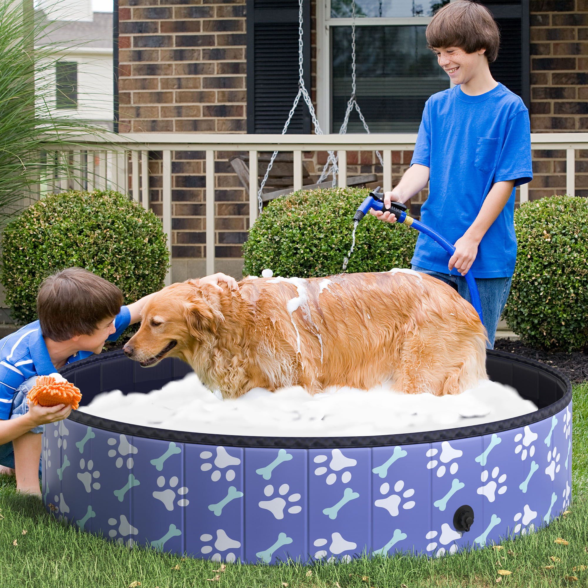 Foldable Pet Swimming Pool Eas - огляд і ціна Pet Supplies In Store