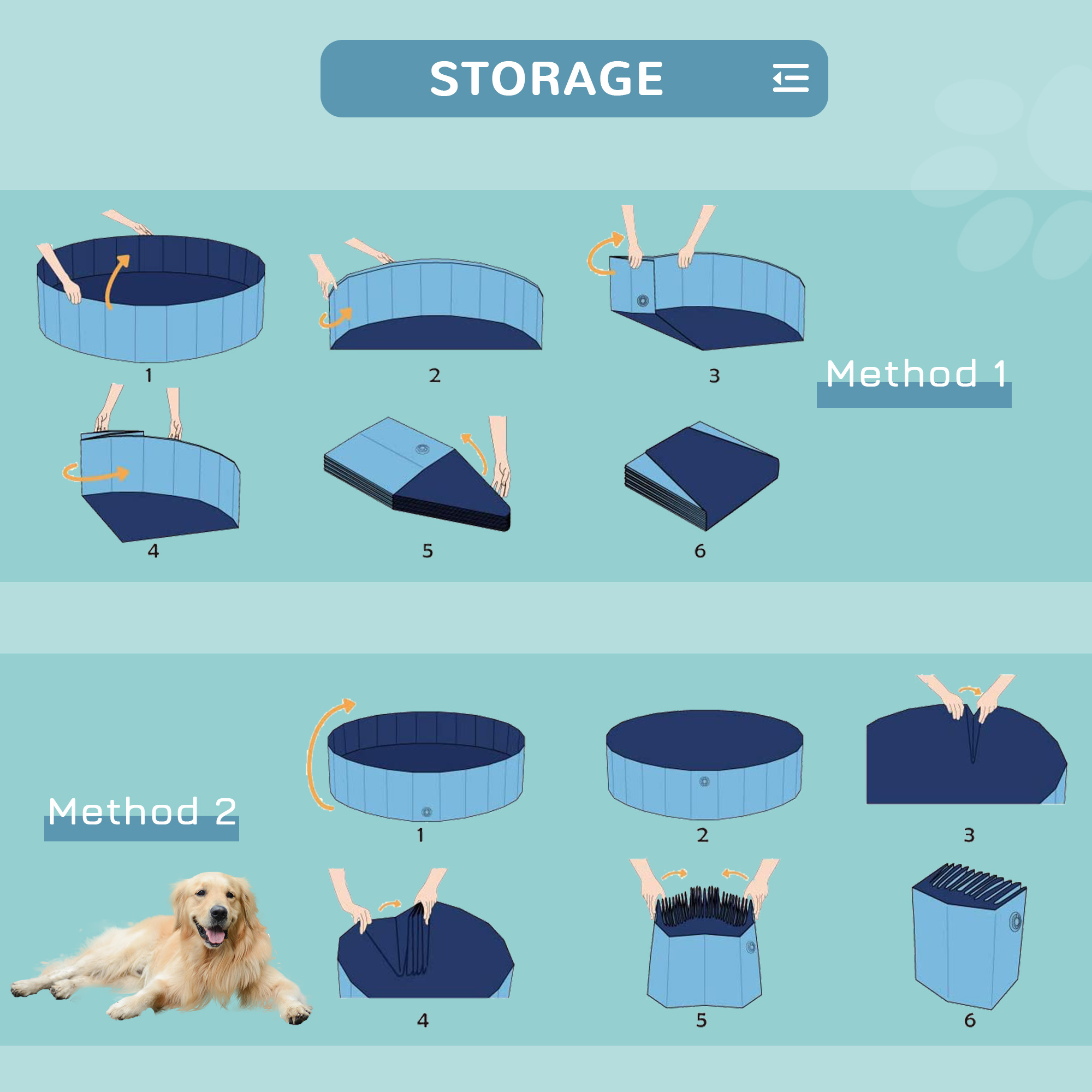 Foldable Pet Swimming Pool Eas - огляд і ціна Pet Supplies In Store