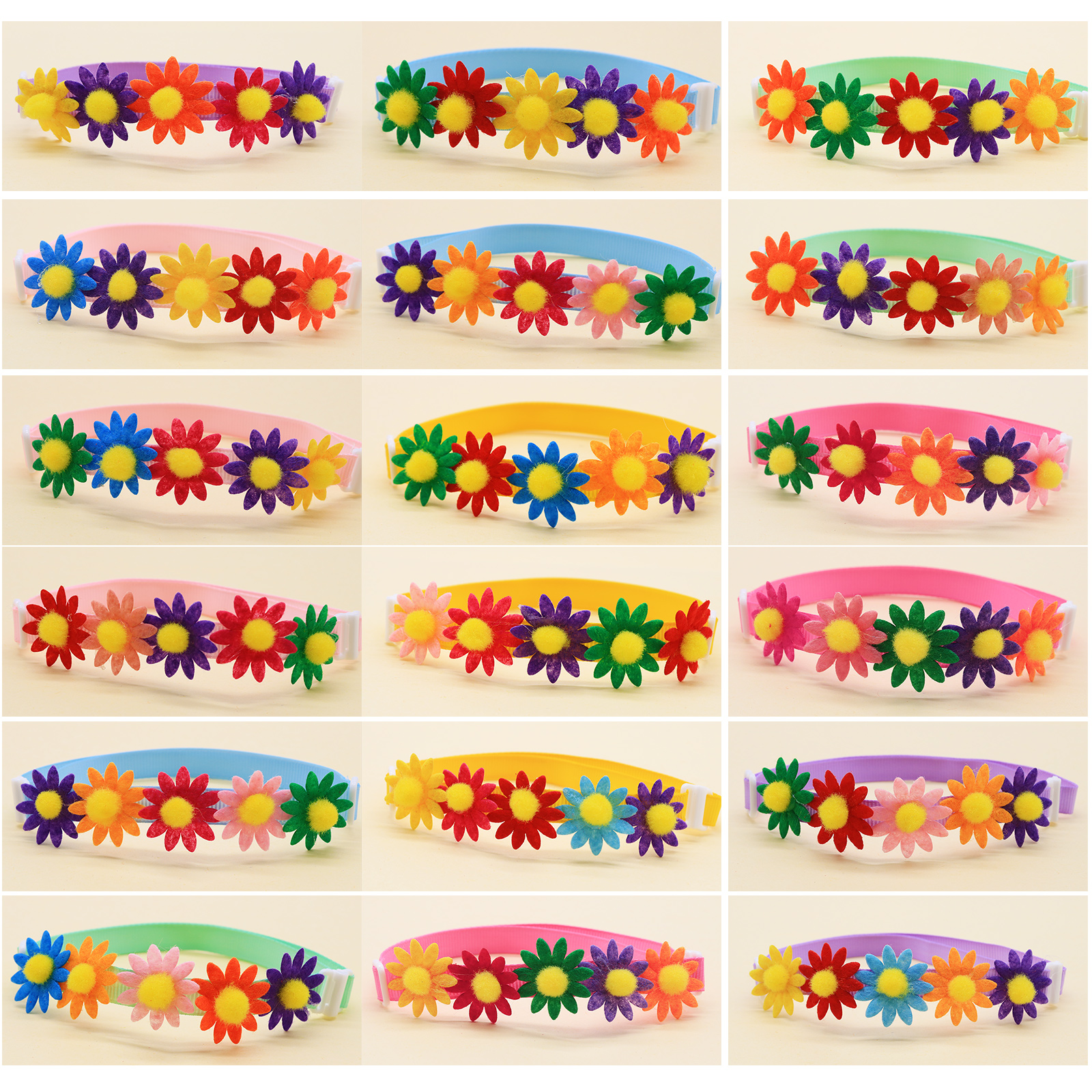 50PCS Colorful Dog Bowties Flo - огляд і ціна Pet Supplies Wholesale