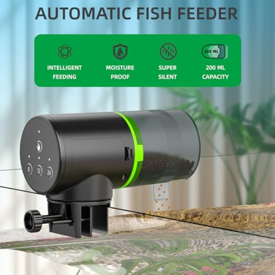 【Spot goods】Automatic Fish Fee - огляд і ціна Aquarium Fish Tank