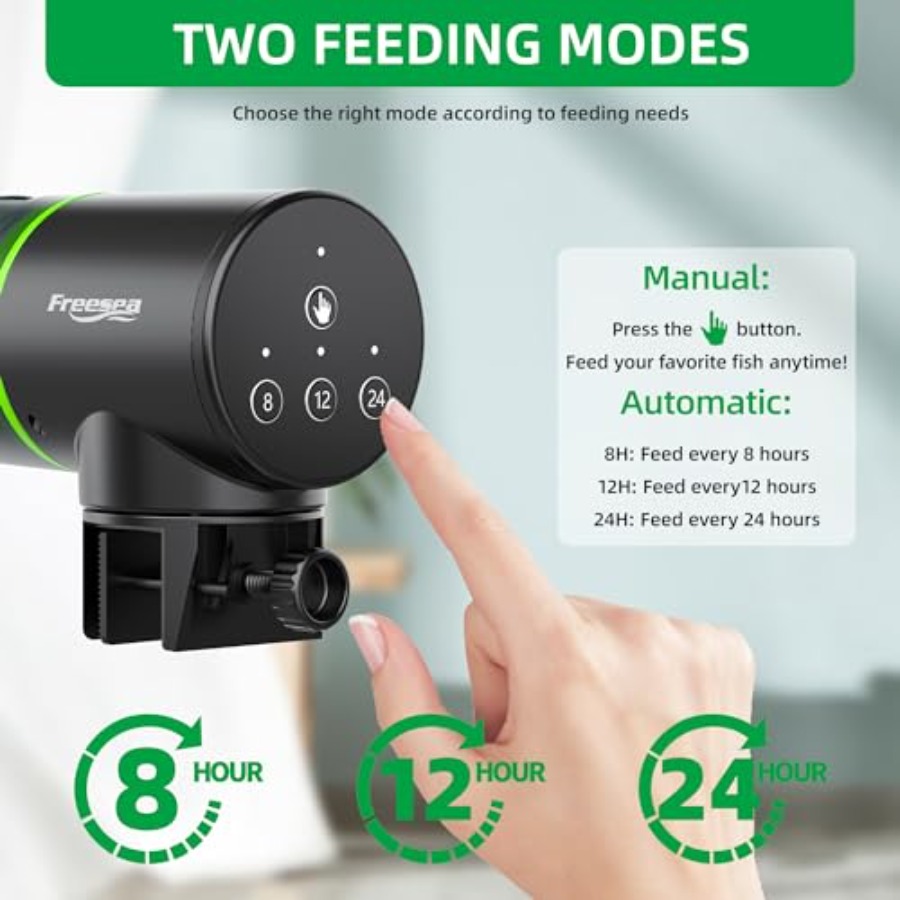 【Spot goods】Automatic Fish Fee - огляд і ціна Aquarium Fish Tank