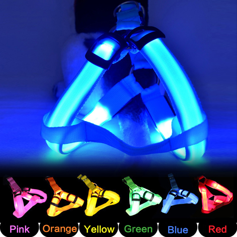 Adjustable LED Dog Harness No  - огляд і ціна No Pull Dog Harness