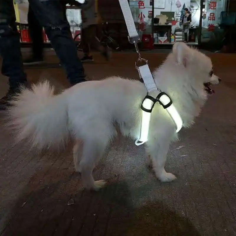 Adjustable LED Dog Harness No  - огляд і ціна No Pull Dog Harness