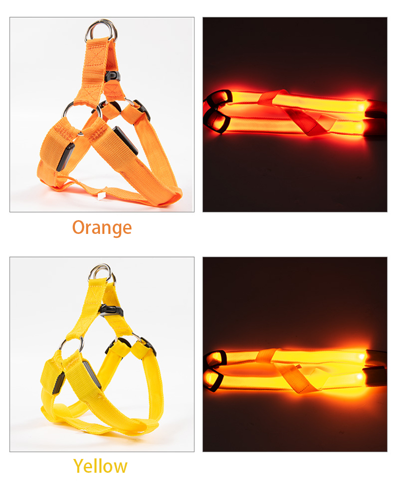 Adjustable LED Dog Harness No  - огляд і ціна No Pull Dog Harness