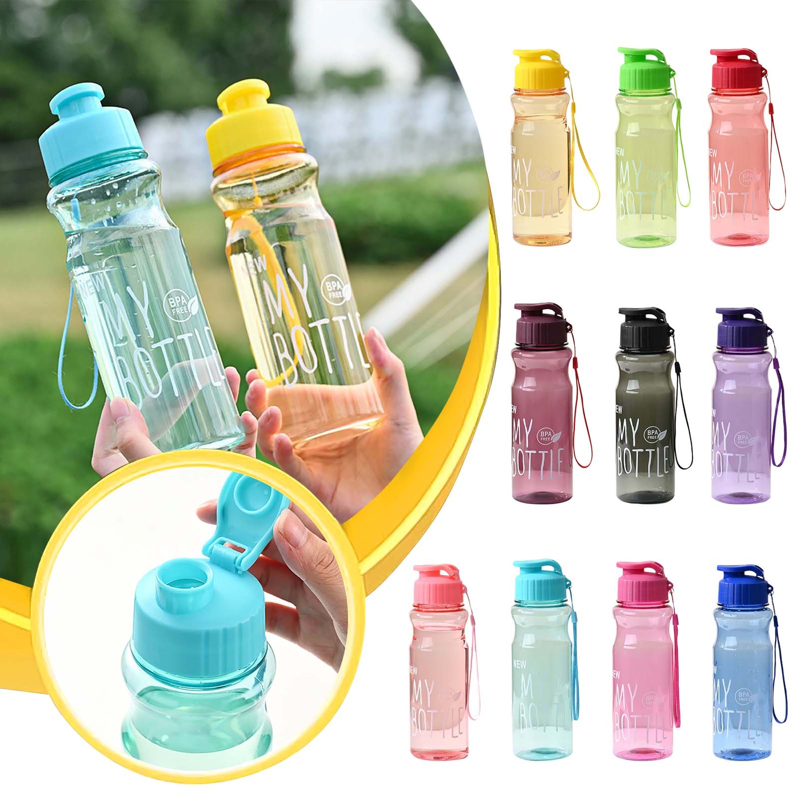 650ML Water Bottle Food Grade  - огляд і ціна Pet Supplies Application