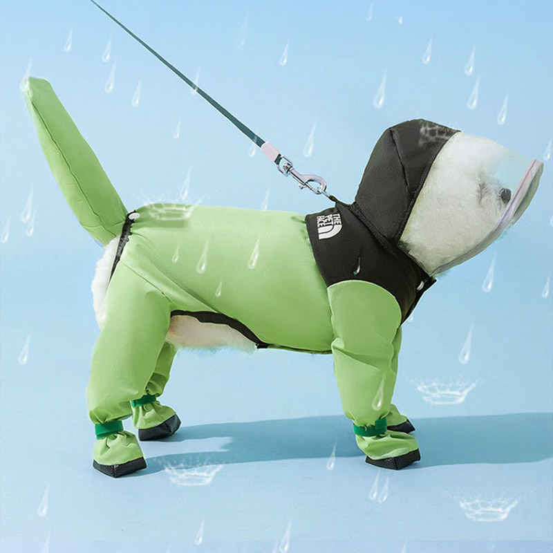 Pet Hooded Raincoat Clashing C - огляд і ціна Dog Raincoat