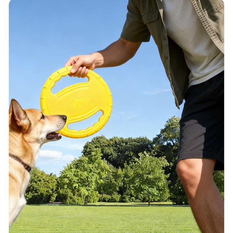 EVA Dog Flying Disc Handle Bit - огляд і ціна Pet Supplies Wholesale