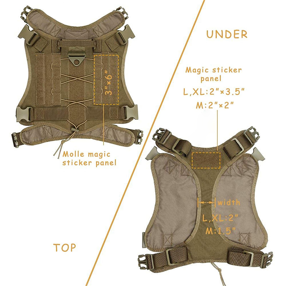 Tactical Dog Harness for Large - огляд і ціна No Pull Dog Harness