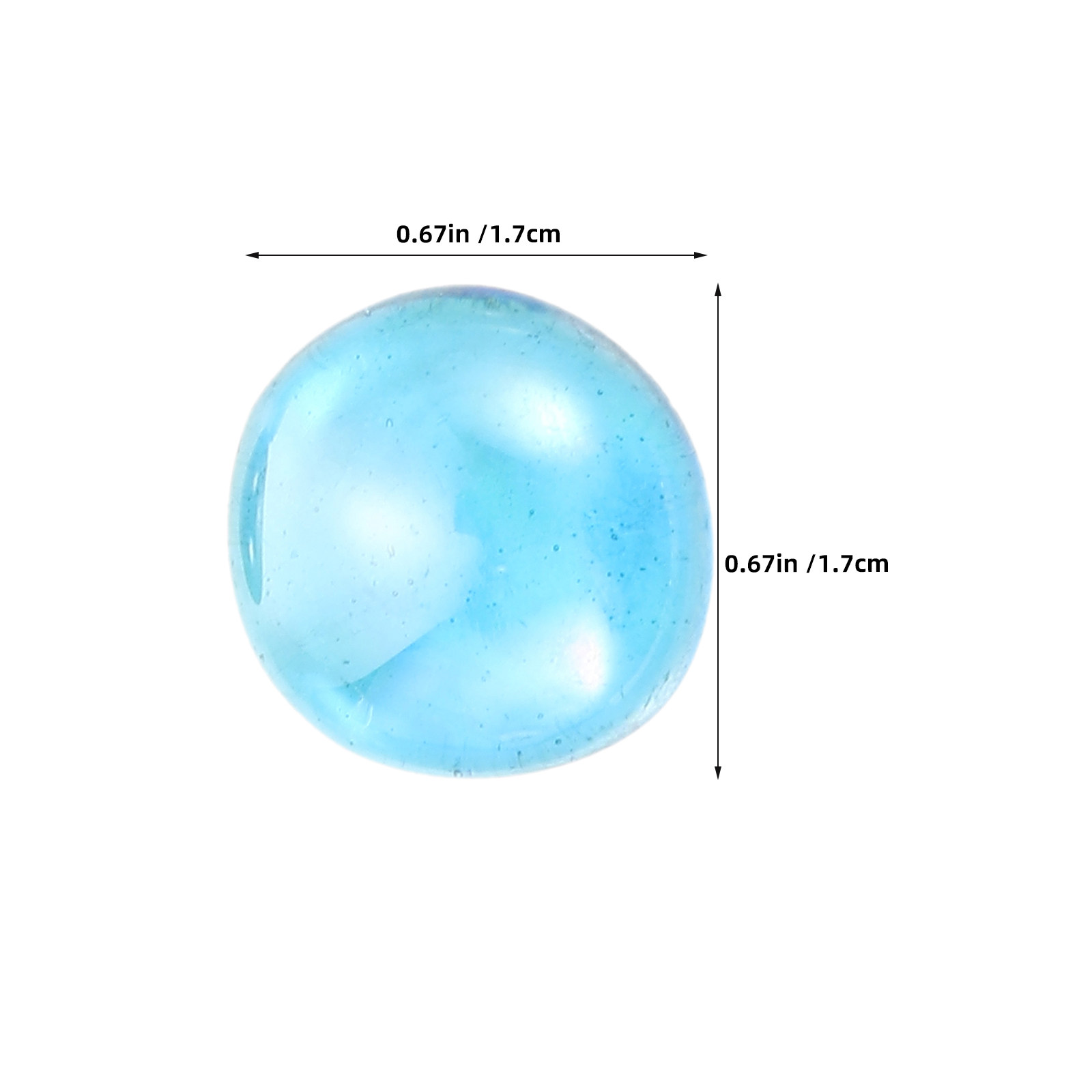 1 Bag Glass Flat Marbles Clear - огляд і ціна Aquarium Fish Tank