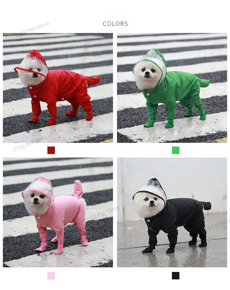 Dog Raincoat Rain Jacket Cute  - огляд і ціна Dog Raincoat
