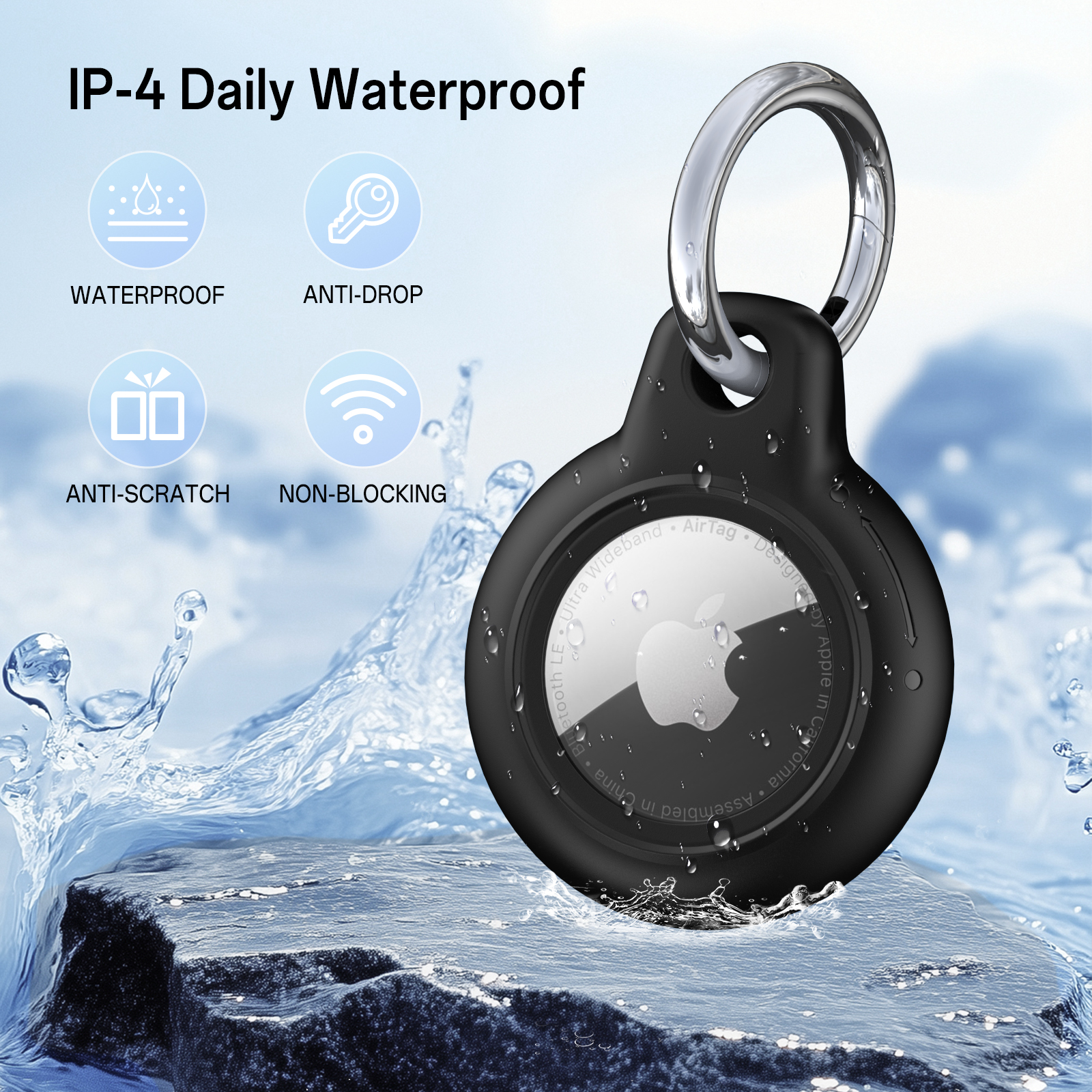 For Apple Air tag Case IP4 Dai - огляд і ціна Dog Raincoat