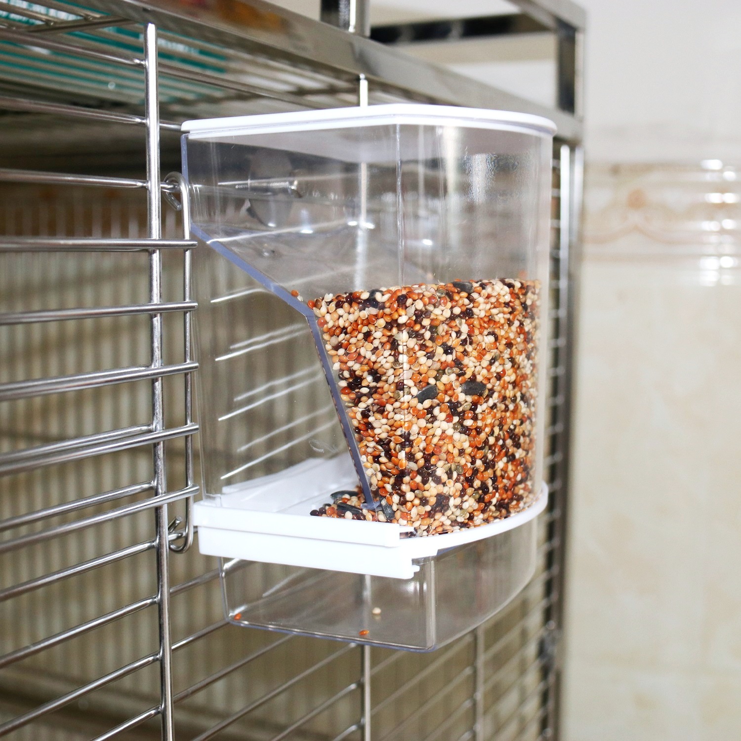 Automatic bird food box feeder - огляд і ціна Pet Supplies Application