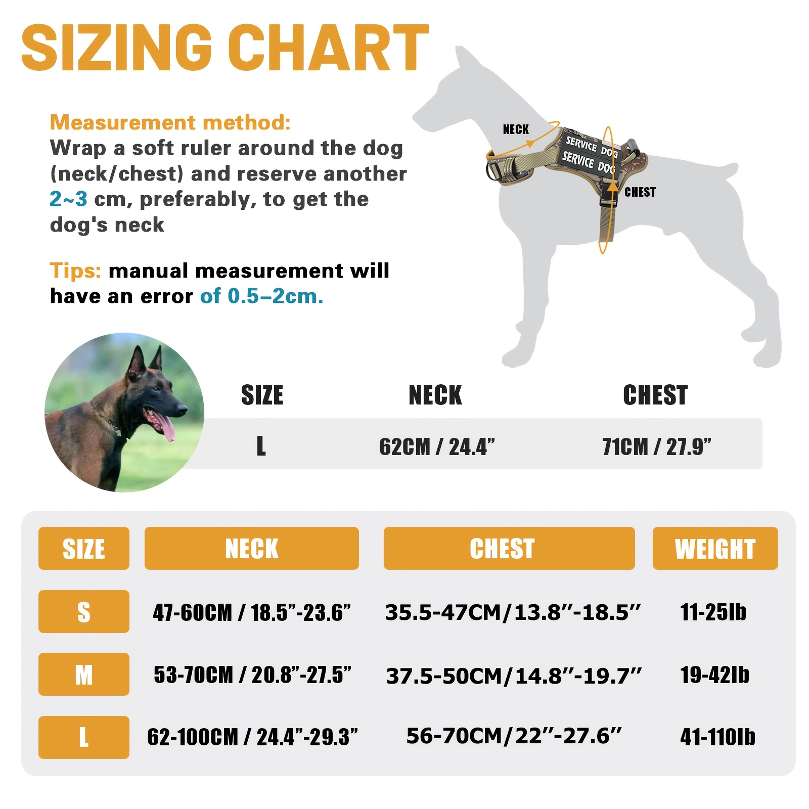 Tactical Service Dog Harness w - огляд і ціна No Pull Dog Harness
