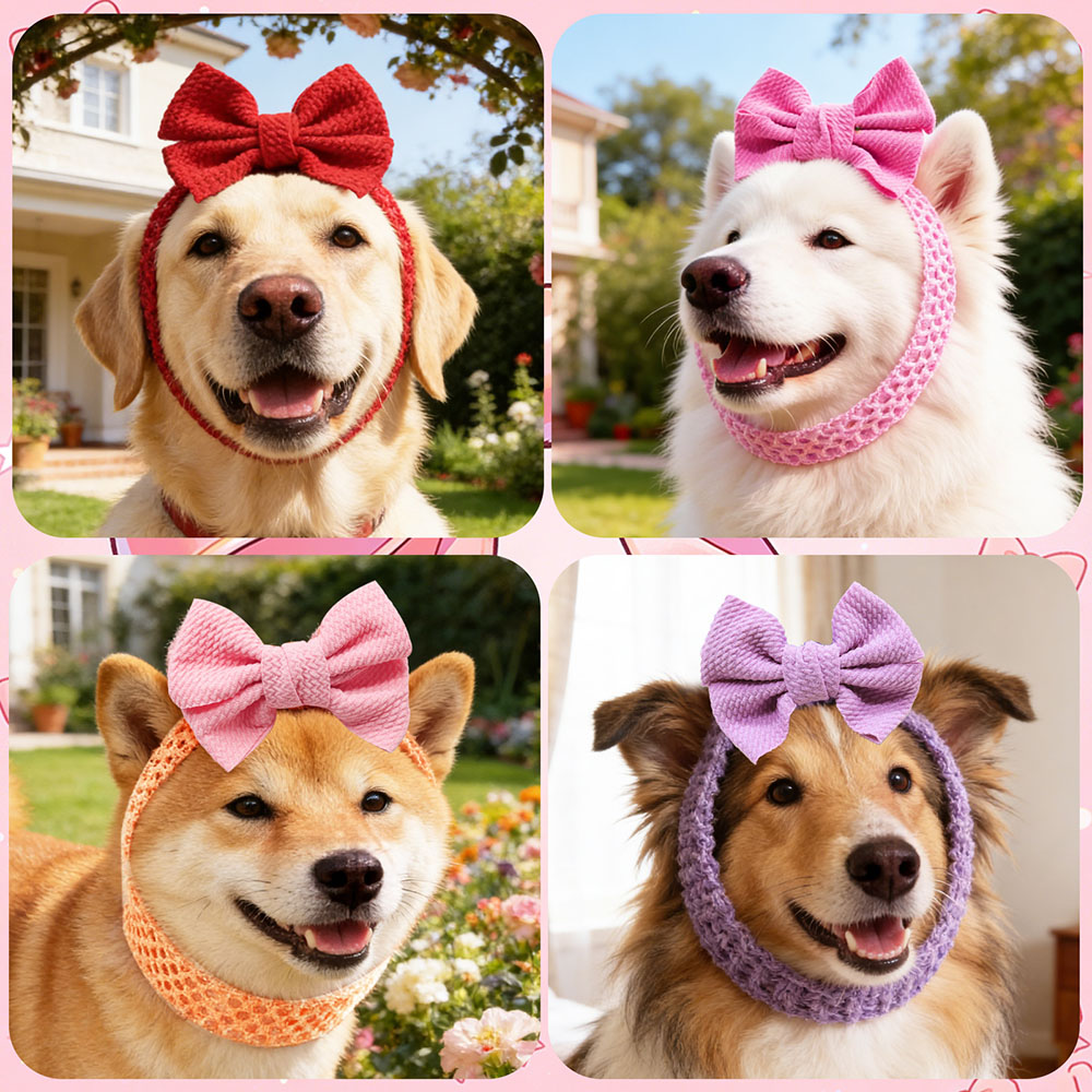 50PCS Dog Bows Elastic Bands C - огляд і ціна Pet Supplies Wholesale