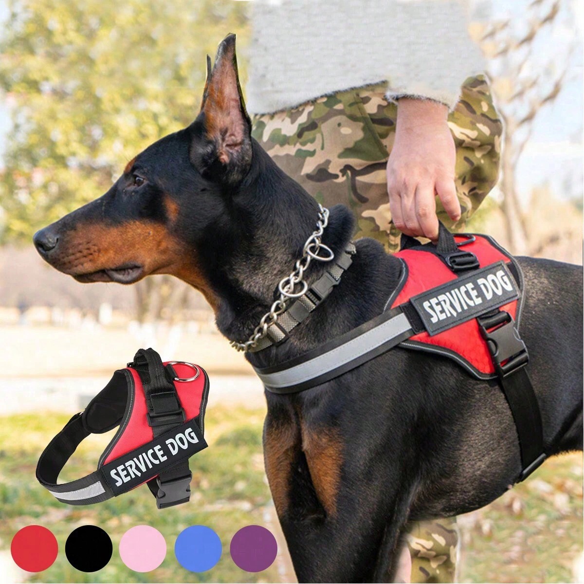 Dog Harness No-Pull Reflective - огляд і ціна No Pull Dog Harness