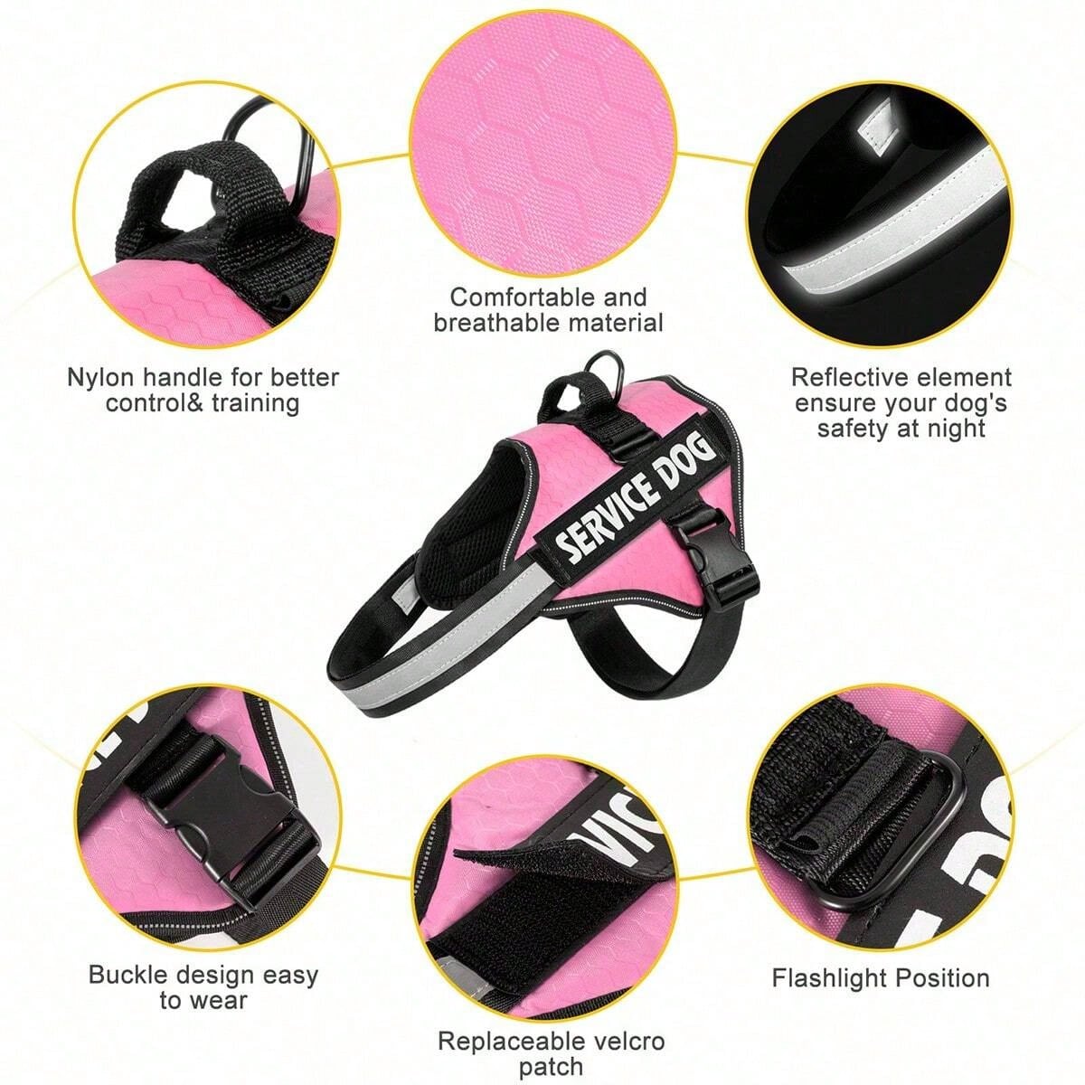 Dog Harness No-Pull Reflective - огляд і ціна No Pull Dog Harness