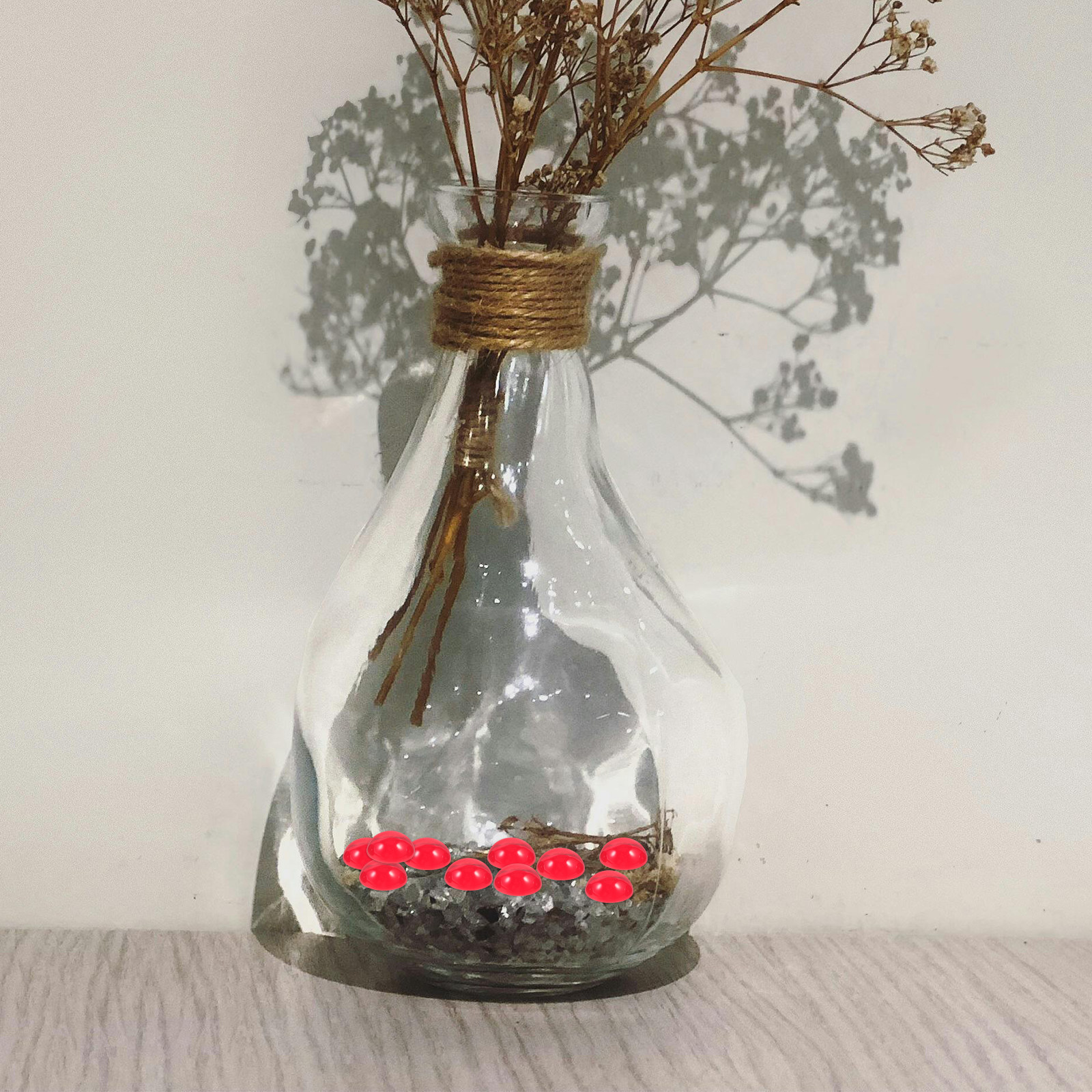 50Pcs Red Flat Bottom Glass Be - огляд і ціна Aquarium Fish Tank