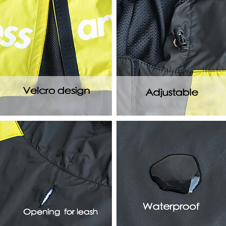 Pet Dog Waterproof Coat Dog Ra - огляд і ціна Dog Raincoat