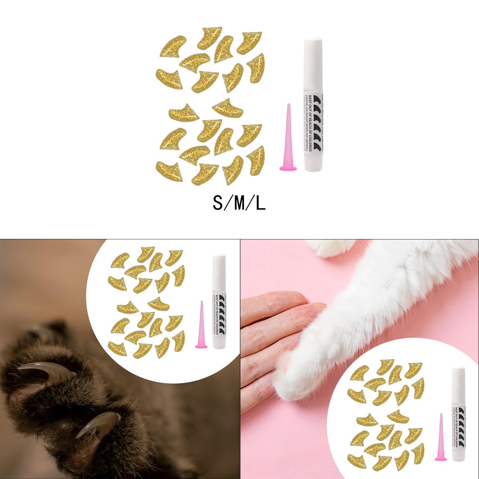 20Pcs Cat Nail Caps, Pet Nail  - огляд і ціна Pet Supplies Application