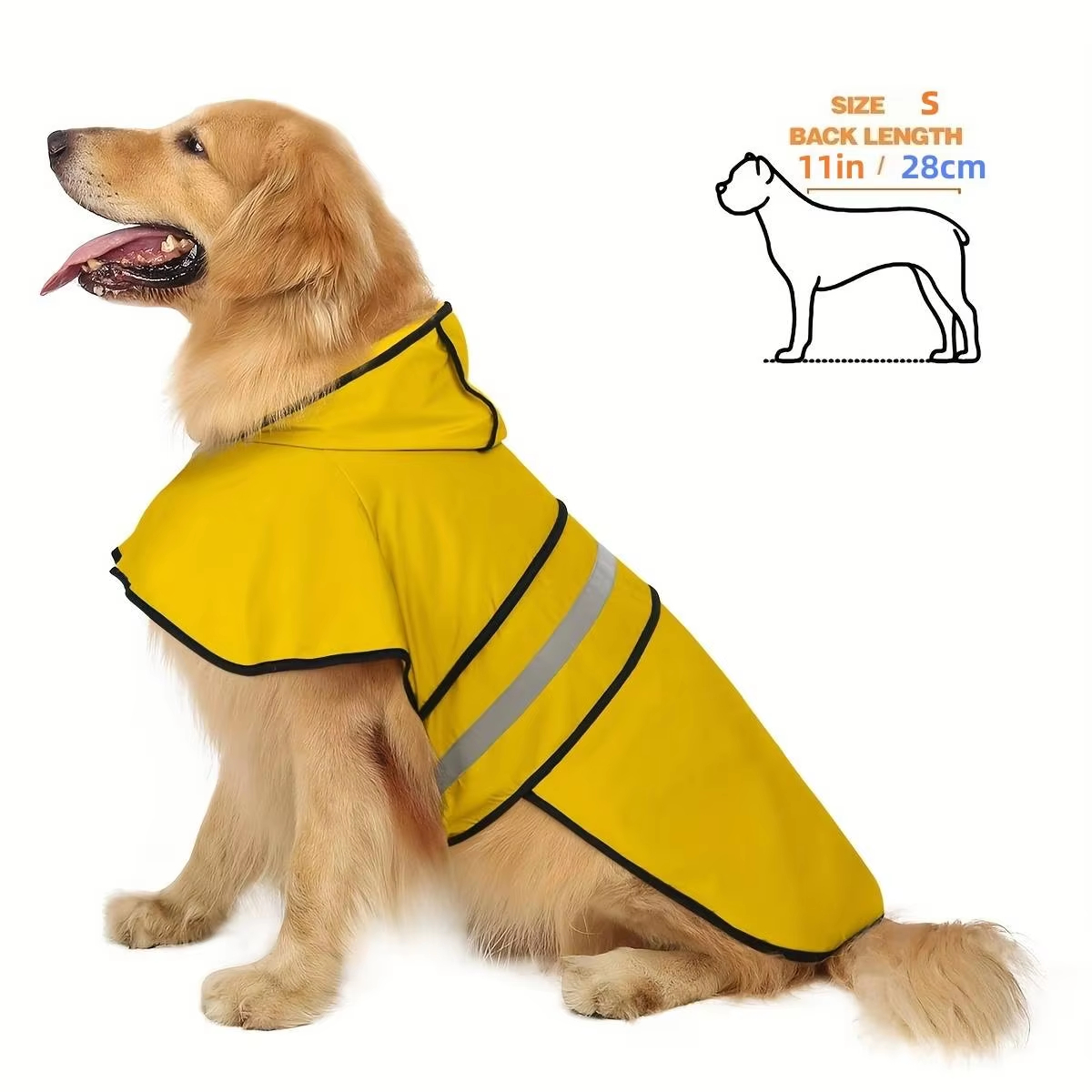 Keep Your Pet Dry And Comforta - огляд і ціна Dog Raincoat