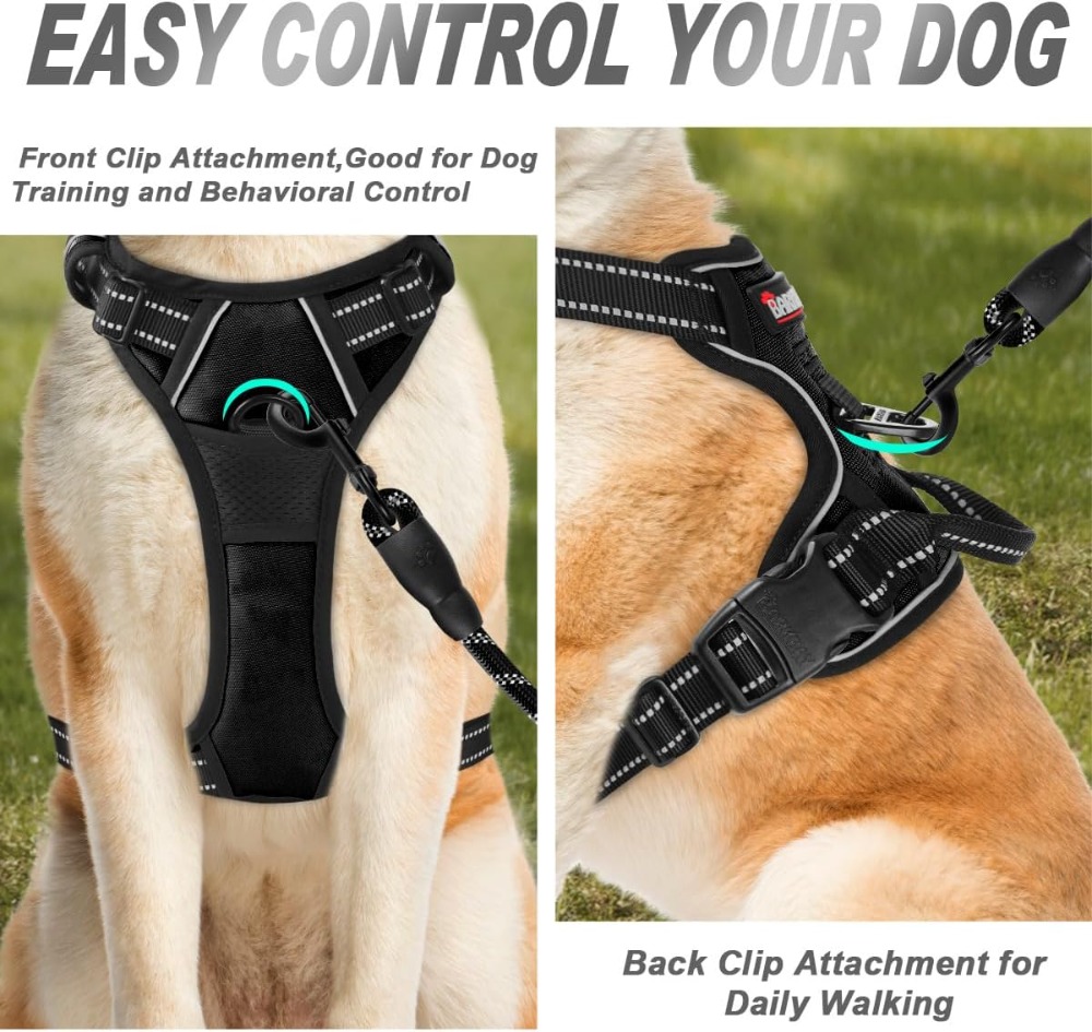 No Pull Dog Harness Front Clip - огляд і ціна No Pull Dog Harness
