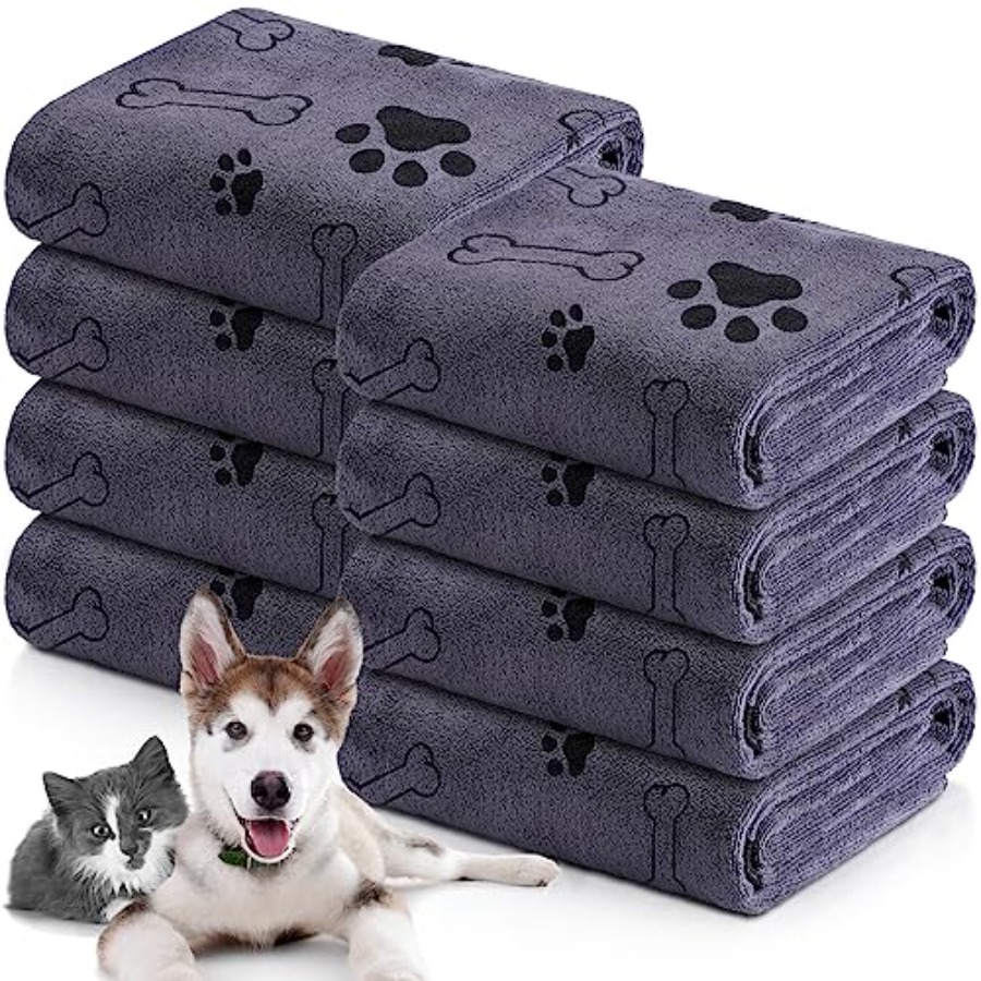 8 Pcs Dog Towels for Drying Do - огляд і ціна Pet Supplies In Bulk