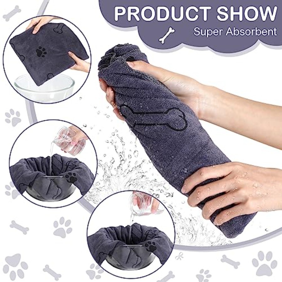 8 Pcs Dog Towels for Drying Do - огляд і ціна Pet Supplies In Bulk