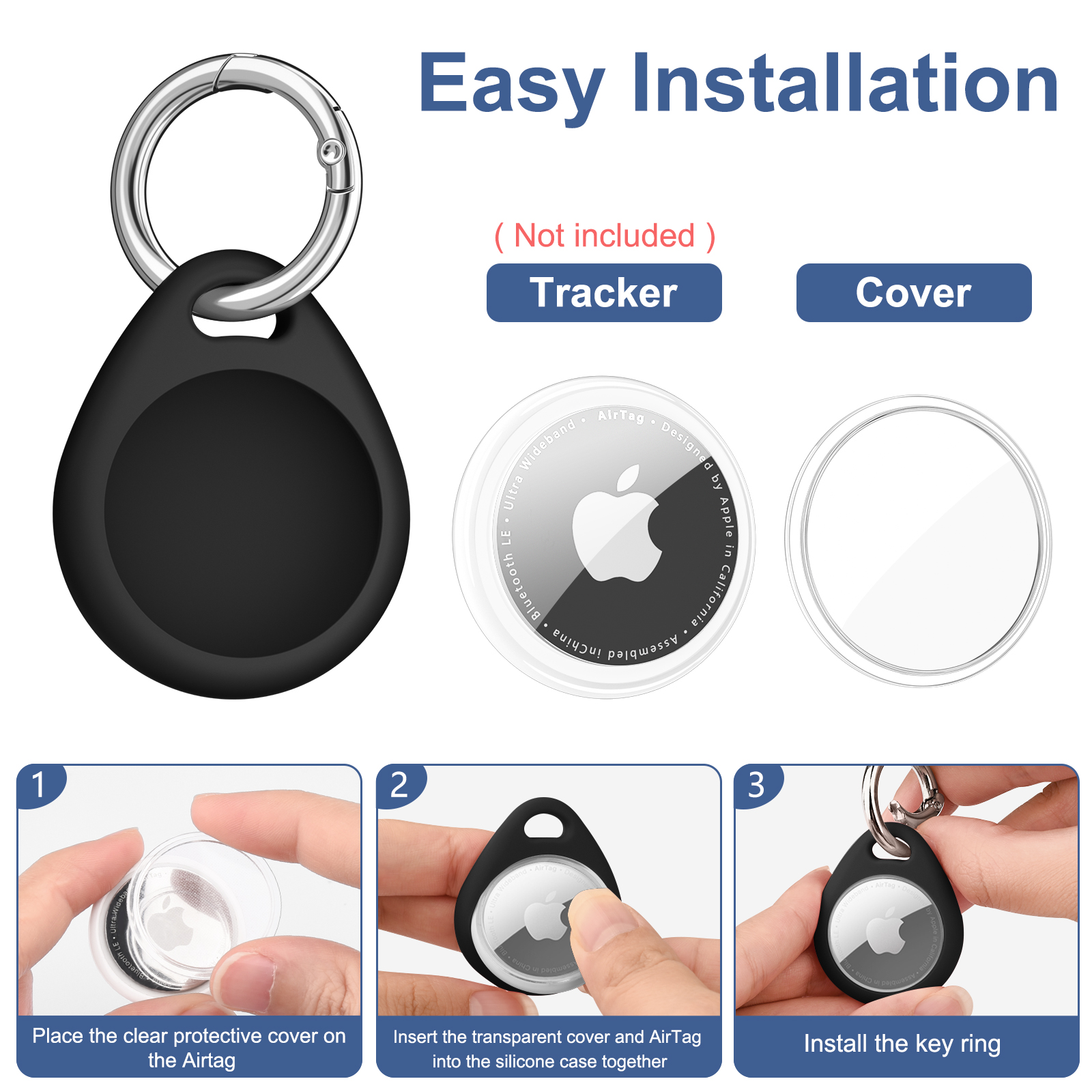 Case For Apple AirTag Cover Wa - огляд і ціна Dog Raincoat