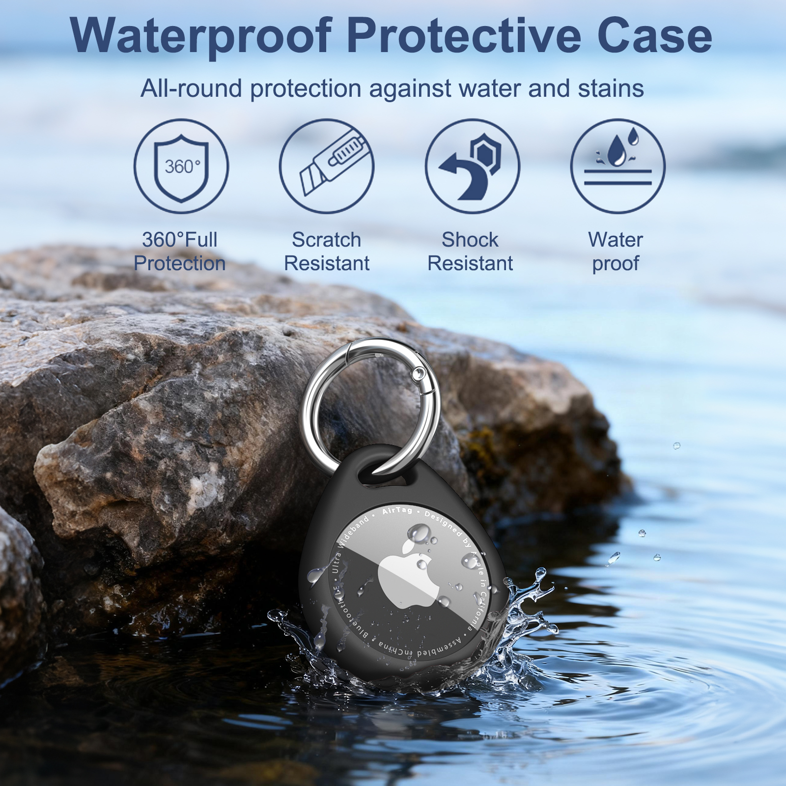 Case For Apple AirTag Cover Wa - огляд і ціна Dog Raincoat