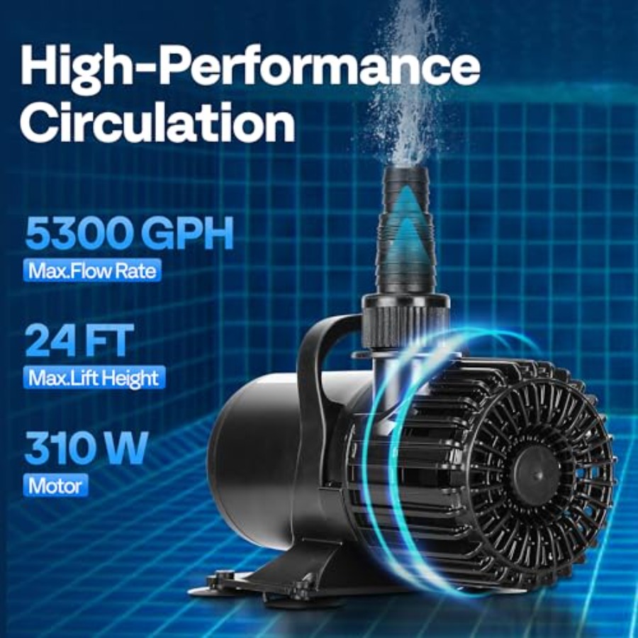 Electric 310W 5300GPH Submersi - огляд і ціна Aquarium Fish Tank