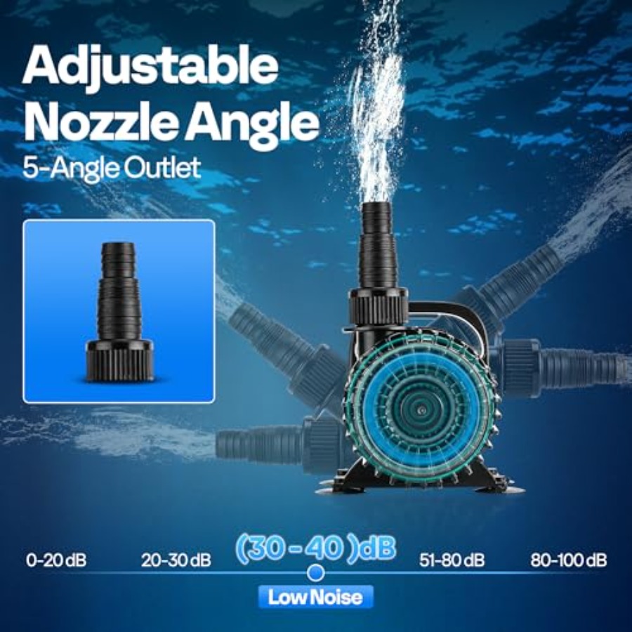 Electric 310W 5300GPH Submersi - огляд і ціна Aquarium Fish Tank