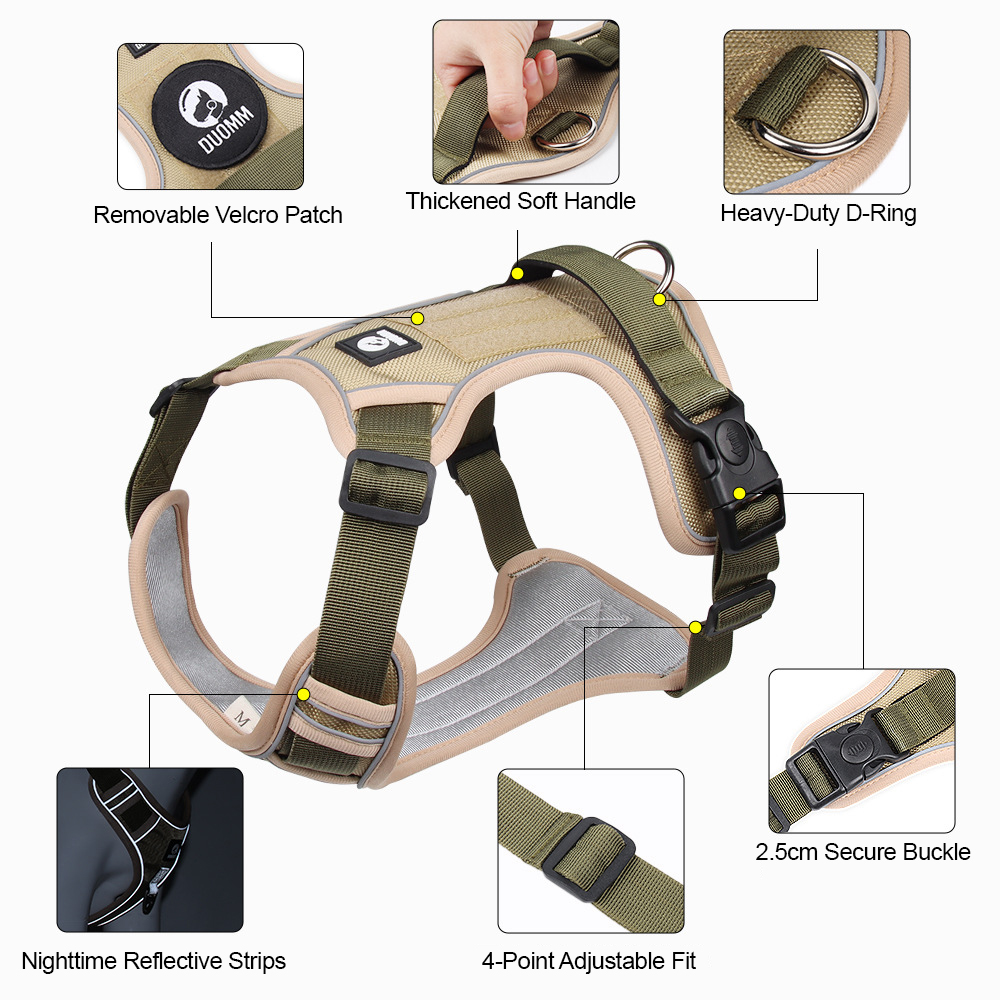 Tactical No-Pull Dog Harness R - огляд і ціна No Pull Dog Harness