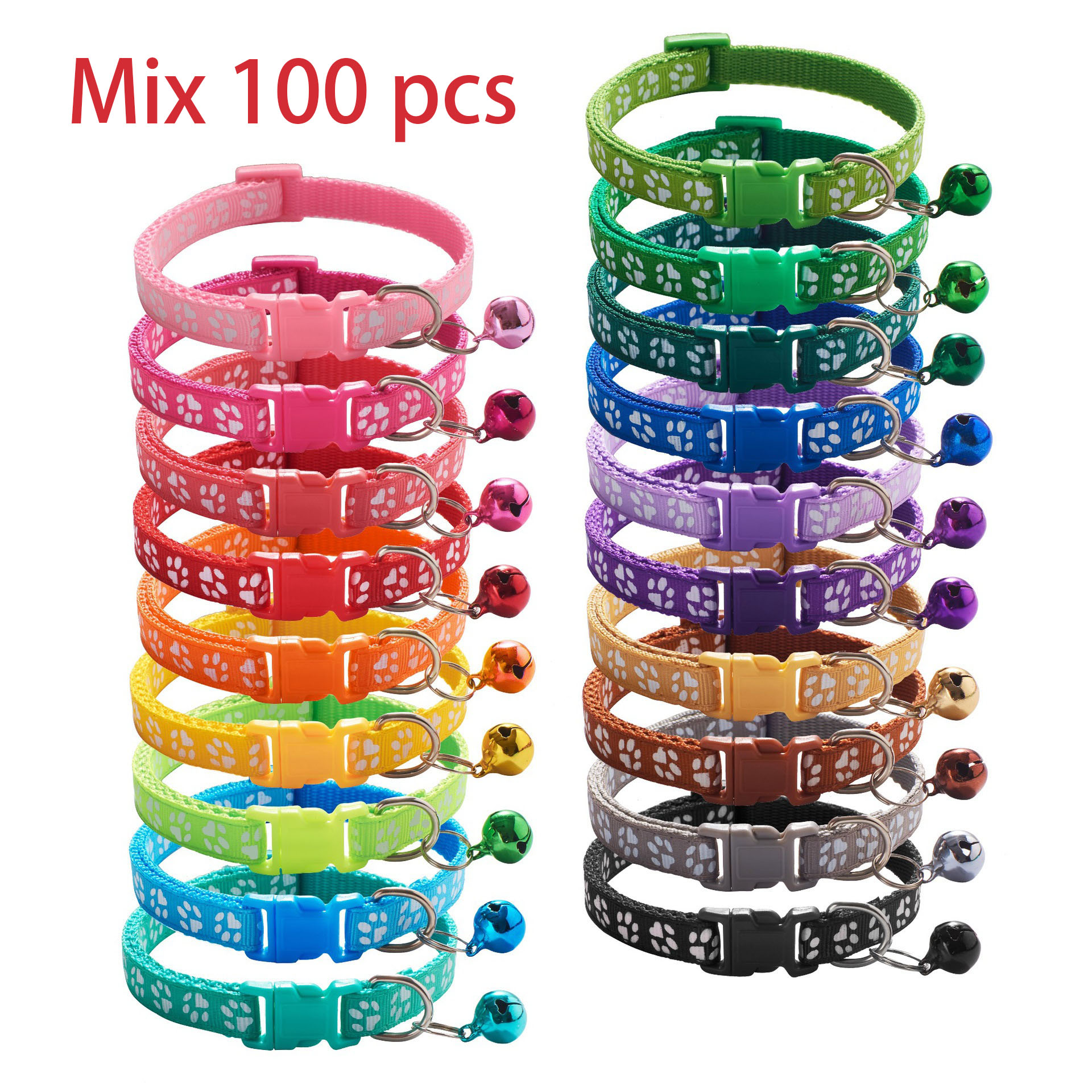 100 PCS Wholesale With Bell Co - огляд і ціна Pet Supplies Wholesale